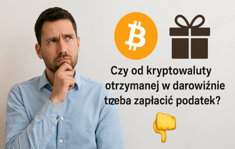 Kryptowaluta w darowiźnie. Czy trzeba zapłacić podatek?
