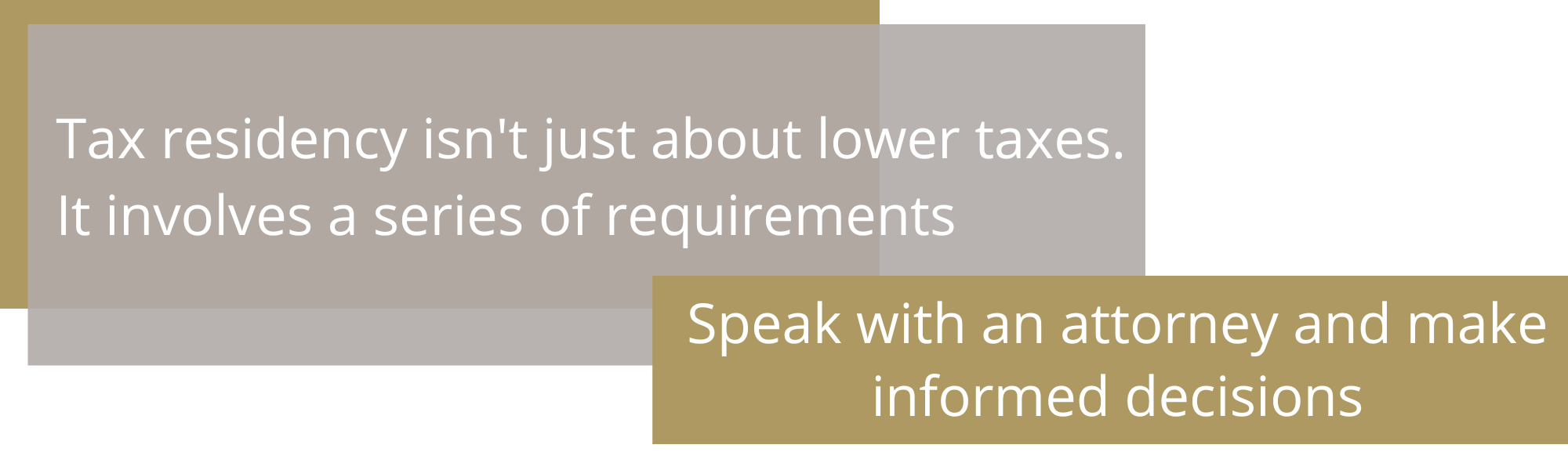 Changing Tax Residency 1