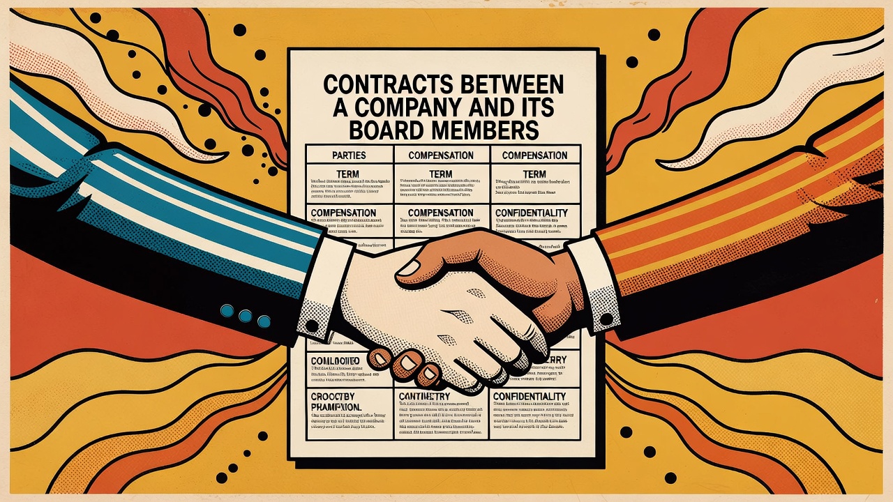 Umowa między spółką a członkiem zarządu