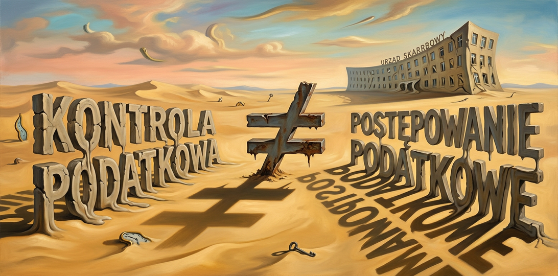 Kontrola podatkowa i postępowanie podatkowe to nie to samo. Błąd urzędu skarbowego a ważność decyzji podatkowej
